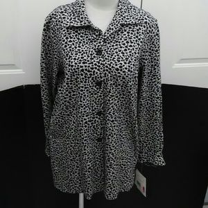 Liz Claiborne Animal Print jacket